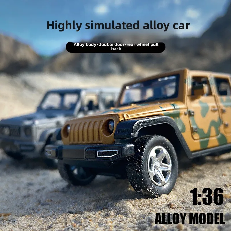 سبيكة الجمود التمويه على الطرق الوعرة التراجع انزلاق سبيكة نموذج سيارة كعكة زخرفة لعبة أطفال