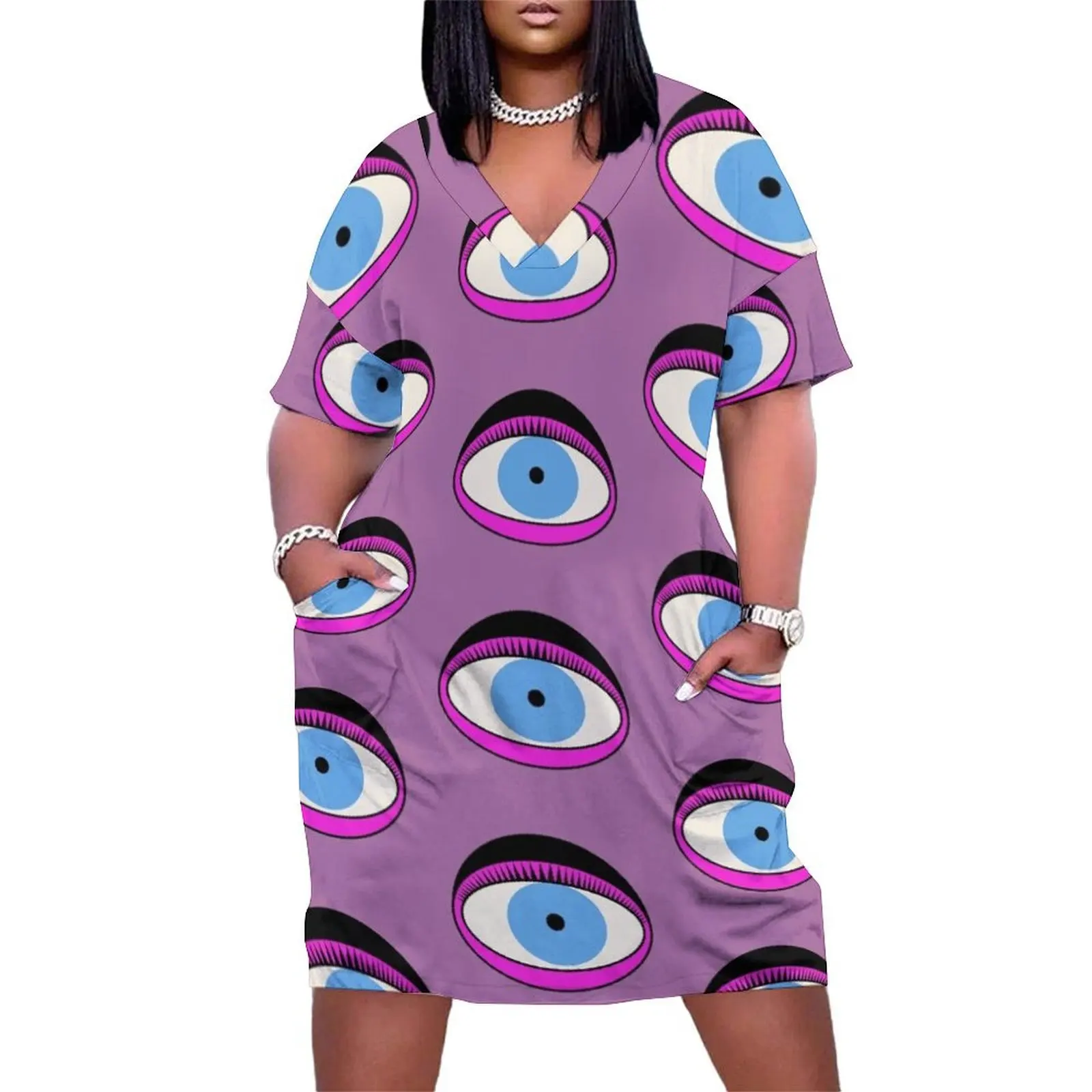 

Eye See You Loose Pocket Dress prom dress Clothing Dresses gala