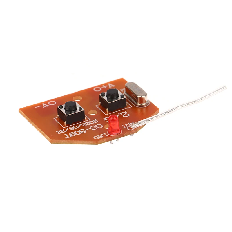 Módulo de accesorios RC 2CH 2,4G circuito PCB transmisor y receptor tablero sistema de Radio para coche camión juguete