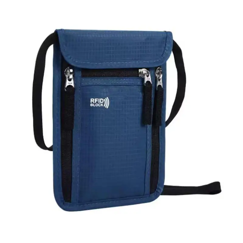 

1PC Travel Pouch Neck Wallet Family Passport Holder Organizer Case with RFID Blocking Passport Wallet Travel Wallet