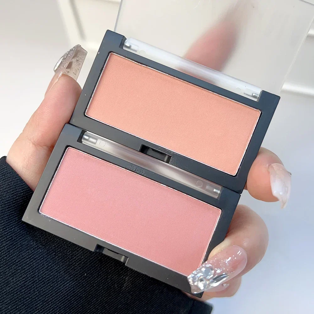 Monochrome Blusher Matte Natural Cheek Tint Brighten Face Waterproof Face Contouring Cosmetics Blush Powder Soft Female Makeup