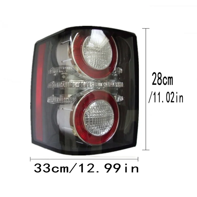 Tail Light Assembly For Land Rover Range Rover 2010-2012 Rear Back Brake Lamp With Bulb Fog Turn Signal LR010773/LR031755