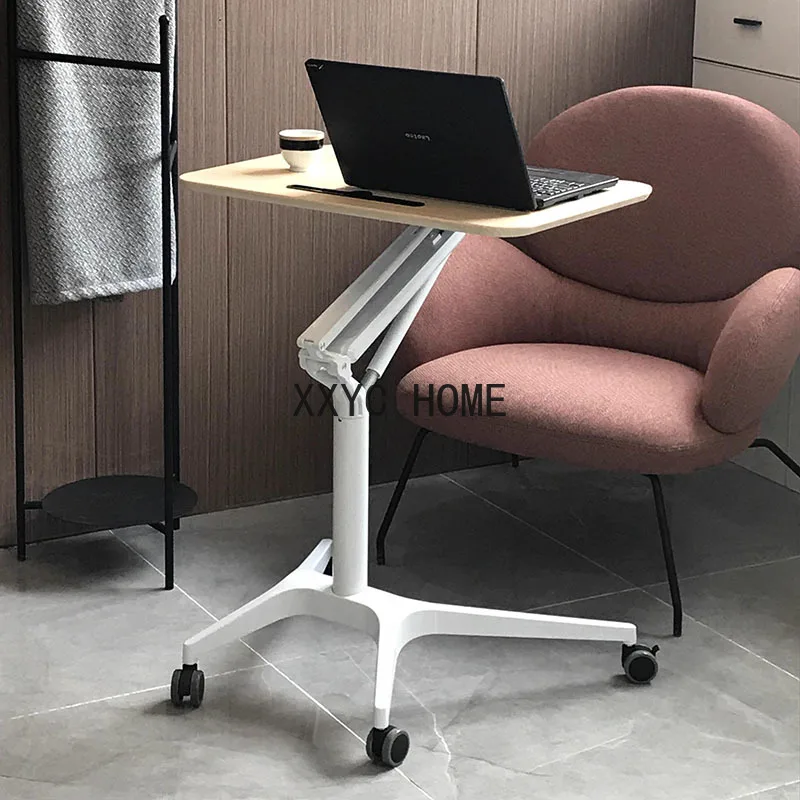 

Folding Lifting Computer Desk Home Office Pneumatic Station Vertical Movable Learning Desks Room Mesas