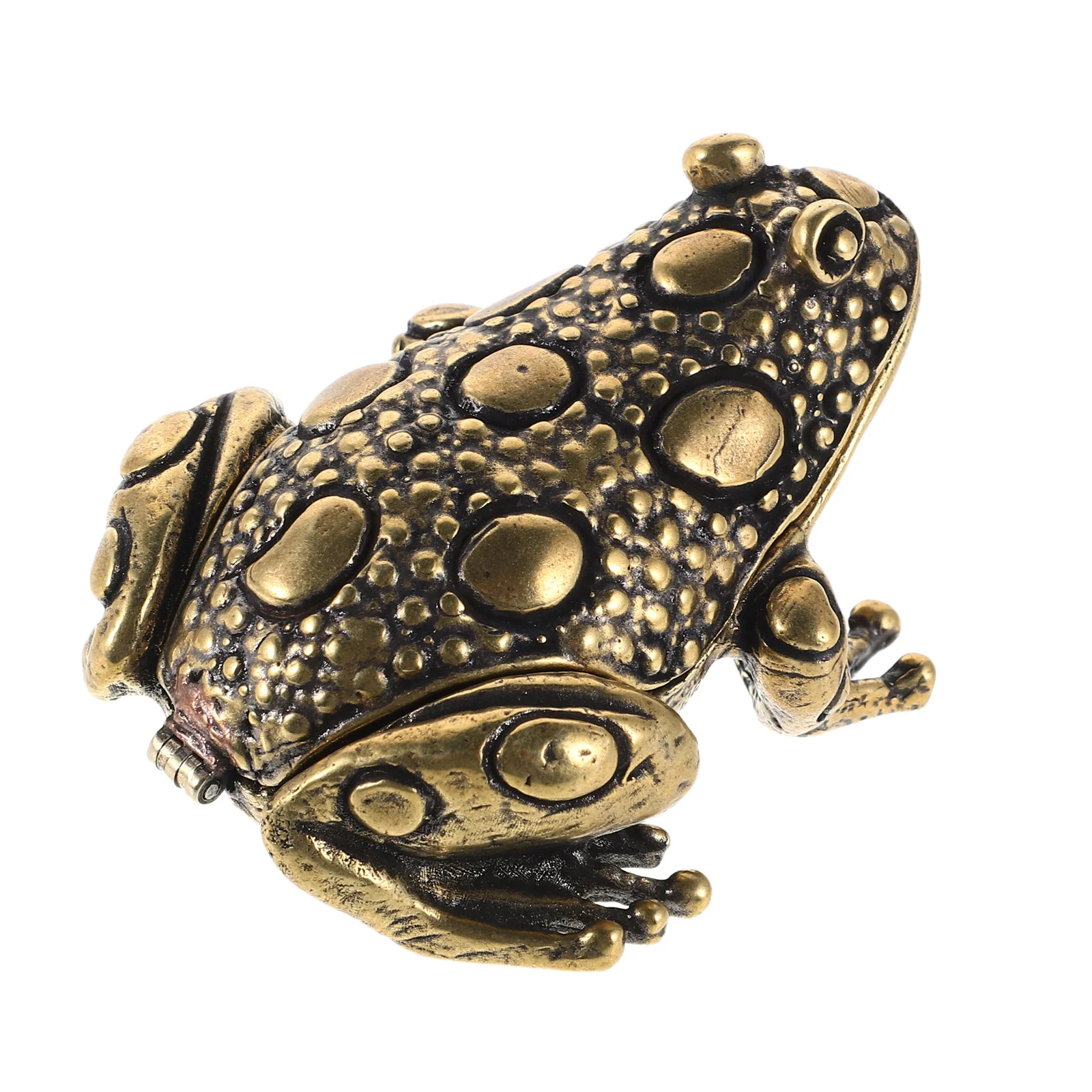 

Style Brass Toad Jewelry Box Vintage Trinket Storage Case Decorative Treasure Container for Rings Small Jewelry
