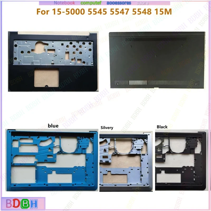 zq New Laptop TOP Case Palmrest Upper Cover Bottom HDD Ram Carcass Housing Cover Case For 5557 5548 5547 5545 5542 5543 P39F