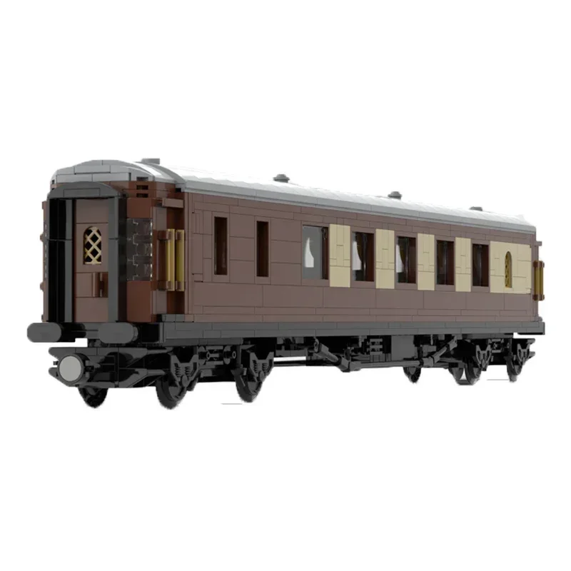 Popular Anime Model MOC Building Bricks Railway Long-Distance Coach Modular Technology Gifts Holiday Assemble Children Toys Suit