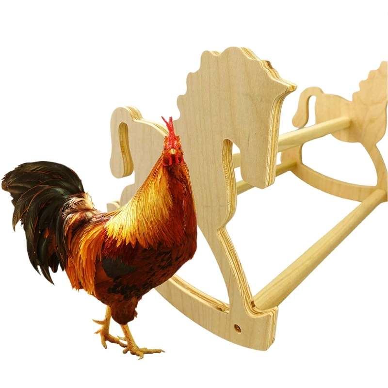 Percha para pollos, para pájaros grandes, pollitos, Pollos, Gallinas, Polluelos, loros, soporte madera para Pollo, barra