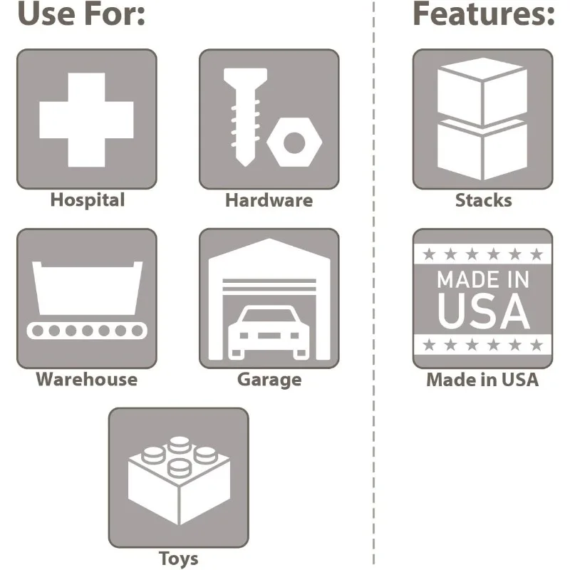 33164 Пластиковая разделительная коробка для моду с прорезями, штабелируемая сетка-контейнер для хранения