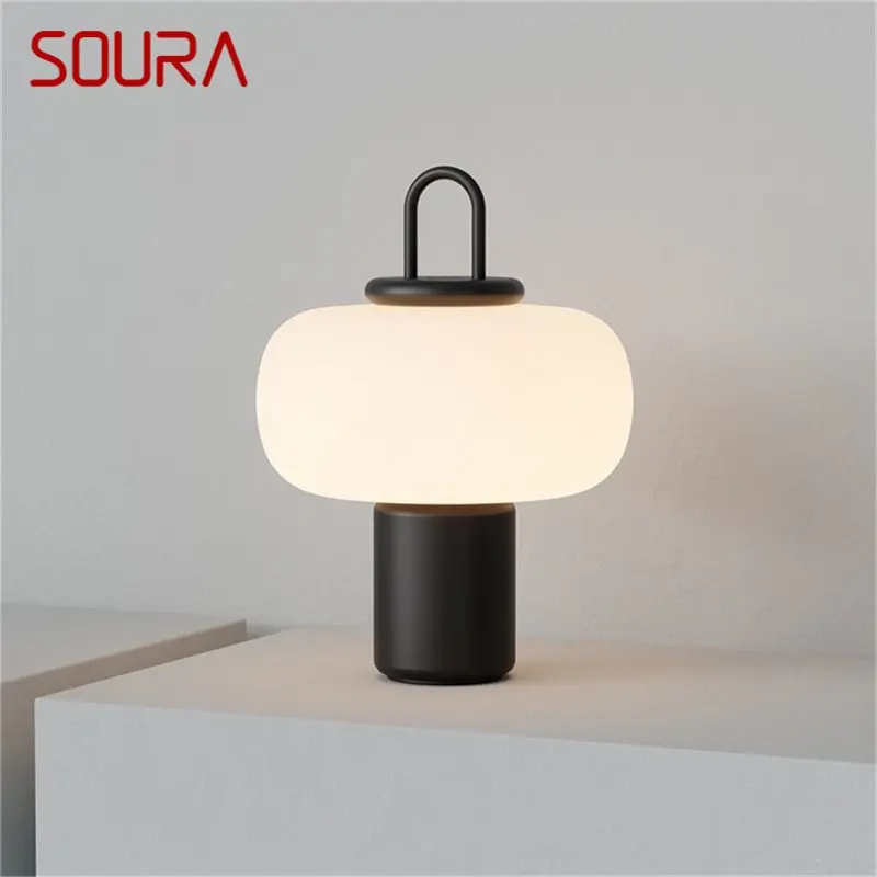 

SOURA Postmodern Table Lamp Simple Design LED Creative Desk Light Decor For Home Bedroom Living Room