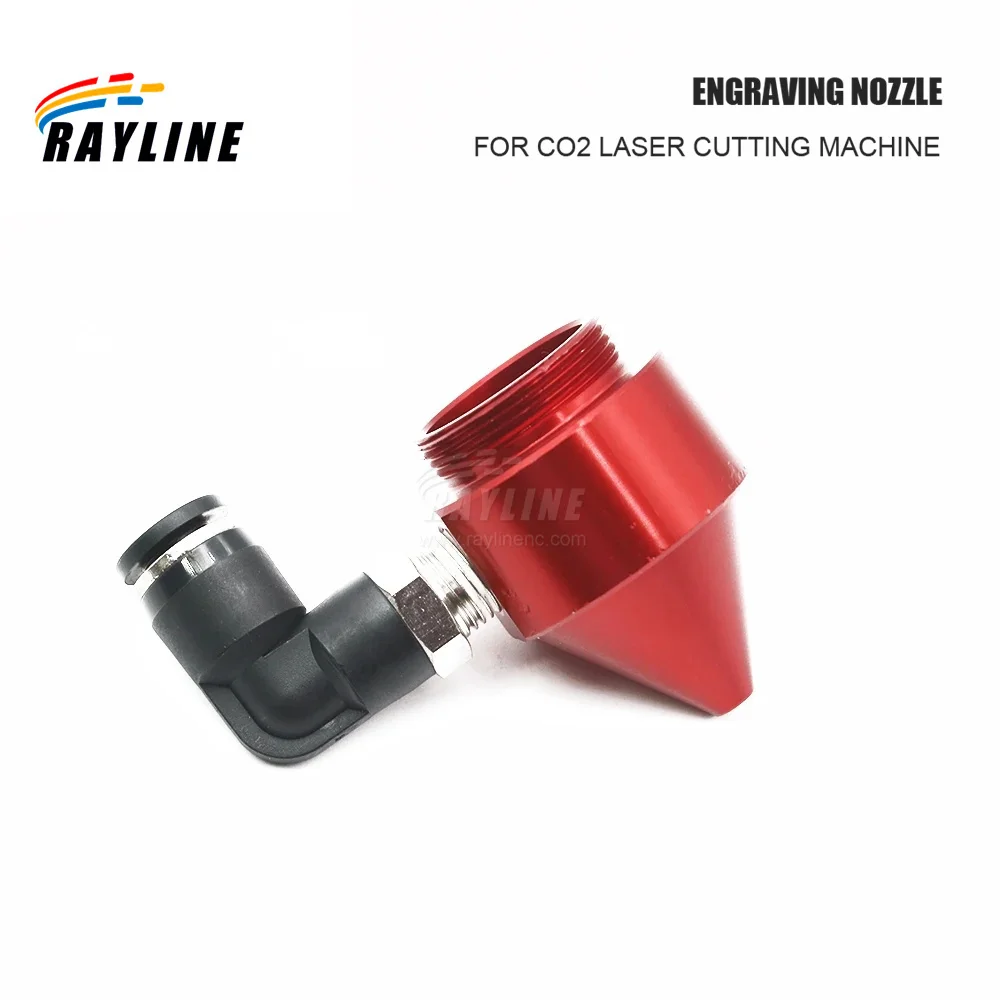 Luftdüse Compound Universal Gravur Düse für Laserkopf bei CO2 Laserschneidmaschine