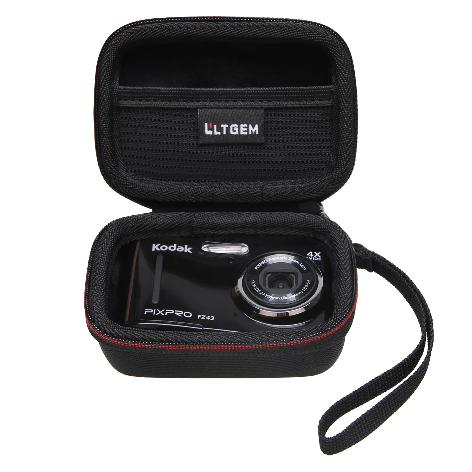 LTGEM EVA Hard Case for Kodak PIXPRO Friendly Zoom FZ43 16 MP Digital Camera - Travel Protective Carrying Storage Bag