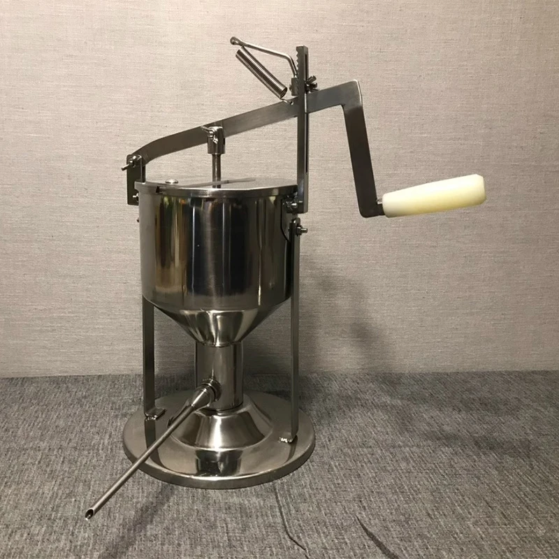 4L/5L/6L チュロスフィラーミルククリームパフスタッファーチョコレートジャムパンケーキフィラーハンドプレスチーズ充填機