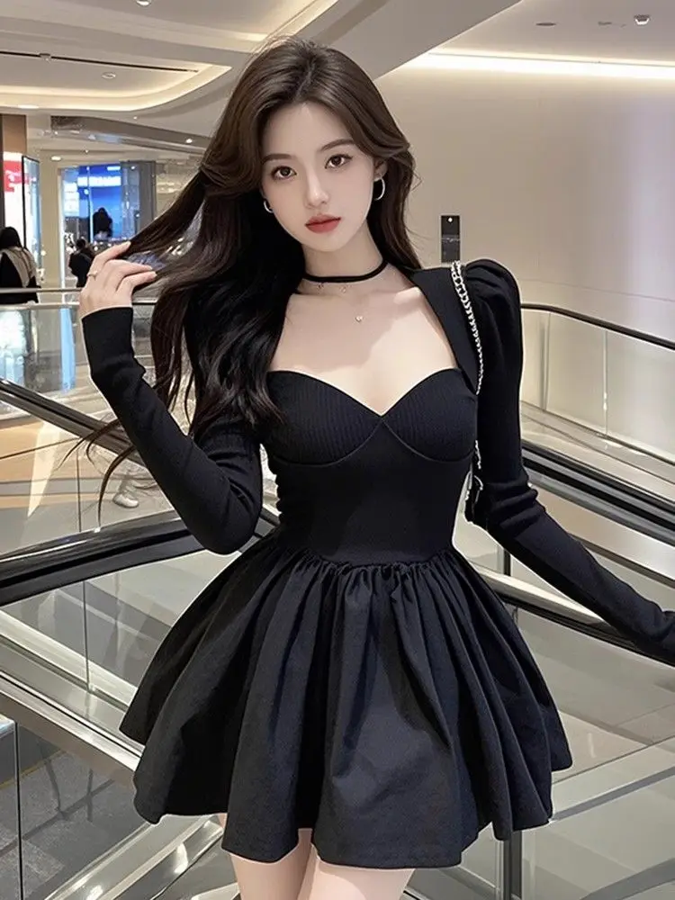 فساتين حفلات الزفاف النسائية الربيع مشروط Ditsy اقتصاص Smocking تعادل الخصر ألف خط نزهة الغابات النمط الرعوي الطبيعة الفنية يوميا