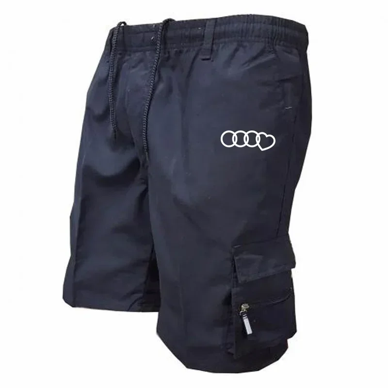 2024 New Men\'s Cargo Shorts Multi-pocket Jorts Comfortable Fashion Casual Outdoor Summer Short Pants Sports Camouflage Clothing