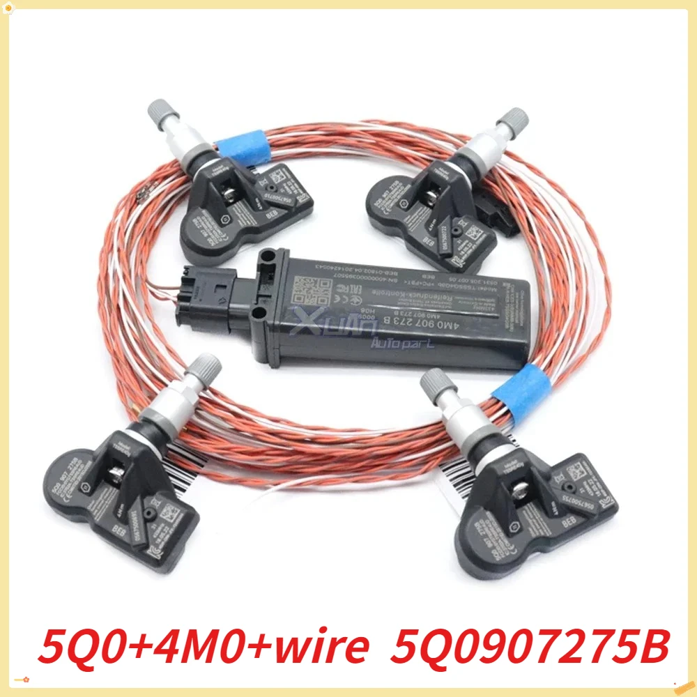 タイヤ空気圧センサー監視システム-tpms-アウディ-a3-a4-b9-q2l-q3l-a5-a6-a7-a8-q7-q8-q5l-2018-2024-4m0907273b-5q0907275b用