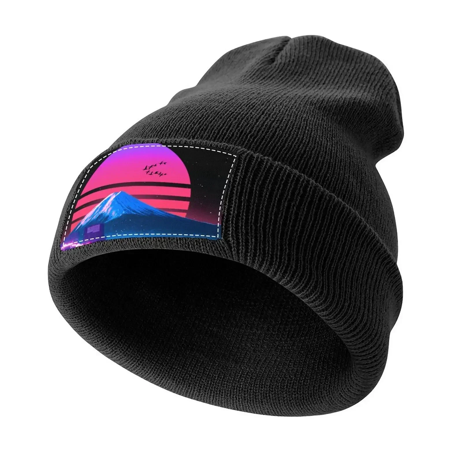 

Neon pursuit of perfection Knitted Cap Anime Bobble Hat Streetwear Caps Women Men's