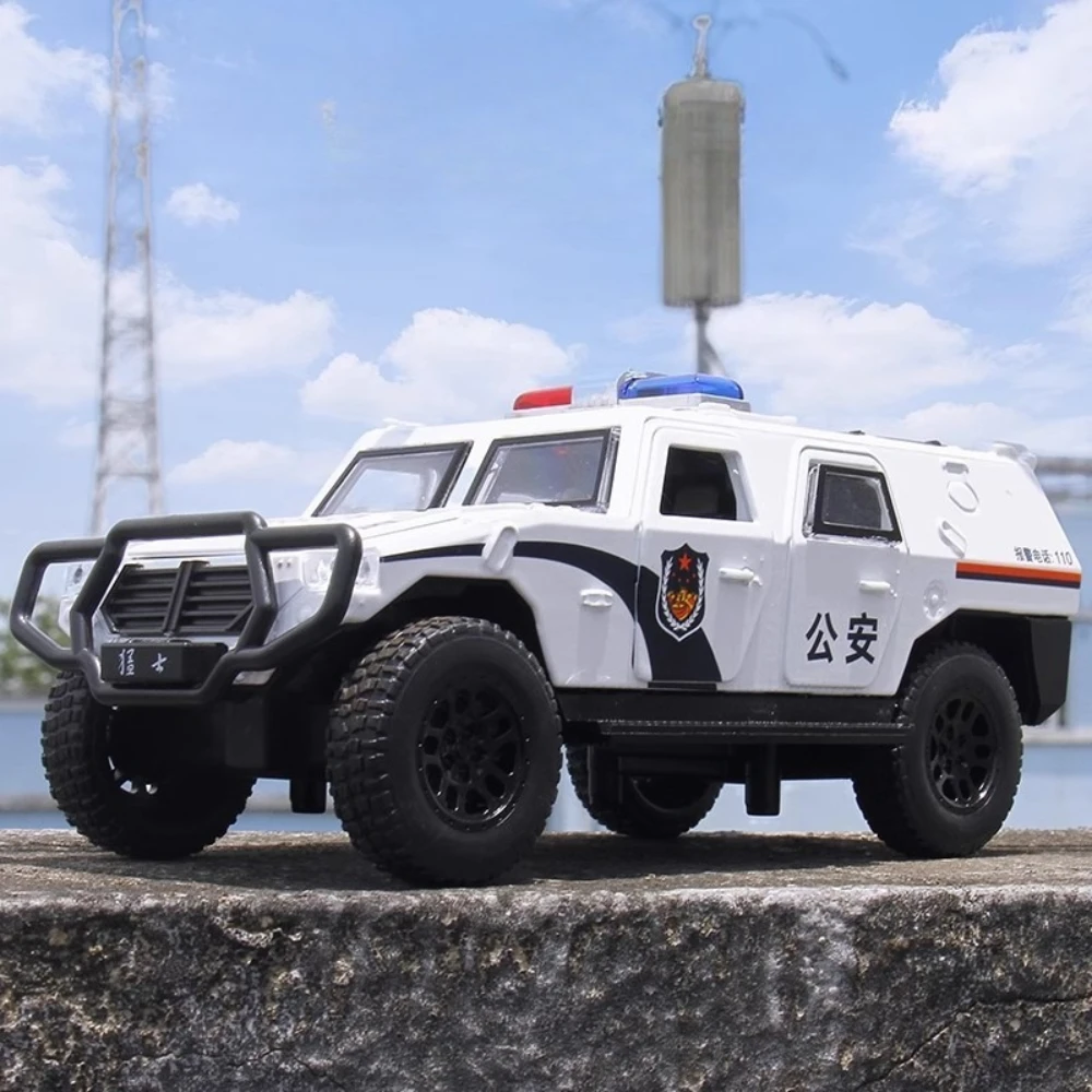 1:32 دونغفنغ MengShi هوندا أكورد سيارة شرطة لعبة مجسمة معدنية دييكاست التراجع الأبواب فتح نماذج المركبات الأولاد هدايا العيد