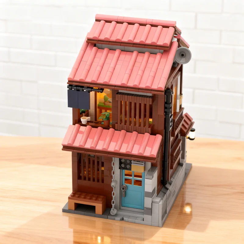 

2521pcs MOC The Alley Home Modular Streetscape Model Building Blocks DIY Gift Creative Collectible Display Decor Premium Adult