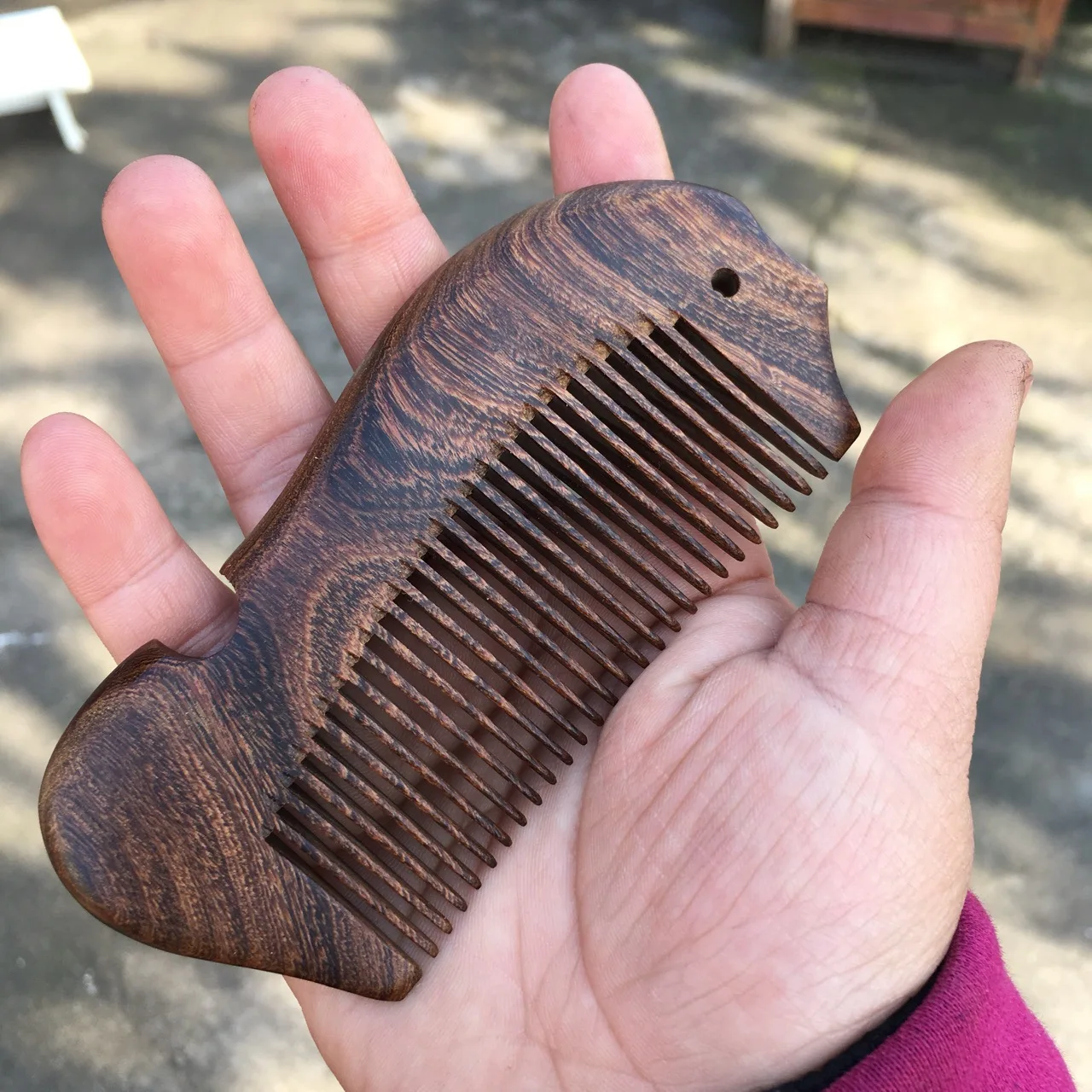 

Sandalwood Fish Type Anti-screw Hair Brush Comb Wooden Untangling Bath Shower Products Hairbrush for Children Hairdressing Gifts