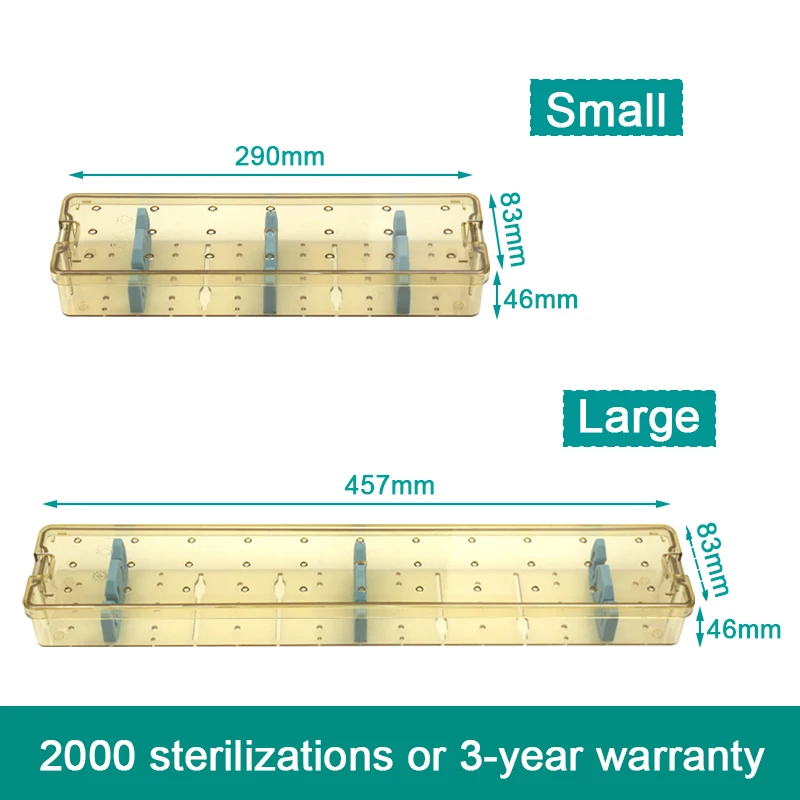 Endoscope Sterilization Box Sterilising Trays Autoclave Sterilization Endoscopy Surgical Operating Instrument