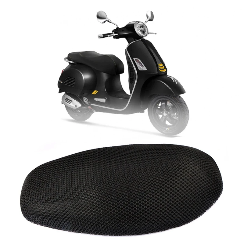 

Motorcycle Seat Cover Sun Insulation Breathable Scooter Alpha Seat Cushion Protector for VESPA GTS GTV LX