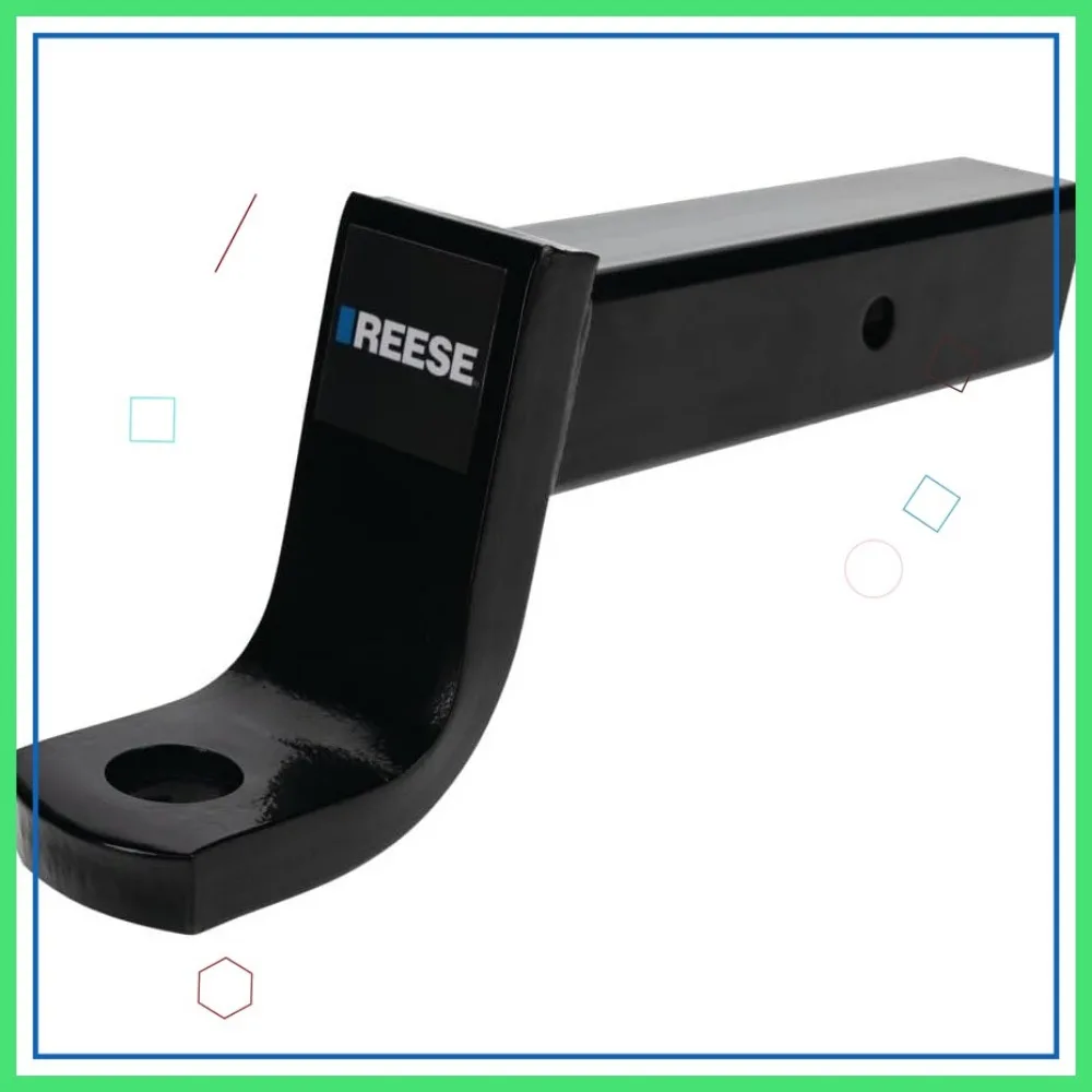 حامل كروي عالي التحمل، سعة 13000 رطل، يناسب جهاز استقبال 2-1/2 بوصة، قطرة 5 بوصة، لمسة نهائية سوداء