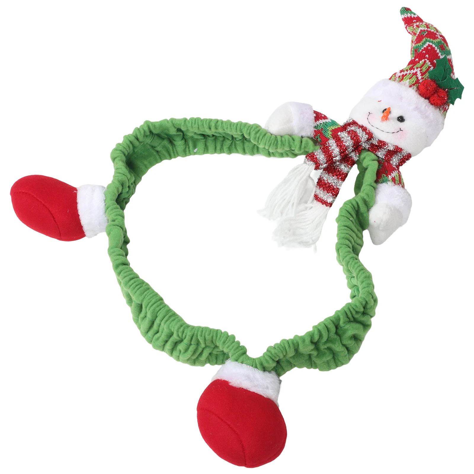 

Snowman Computer Dust Cover Monitor Decorations Christmas Pulled Cloth for Xmas