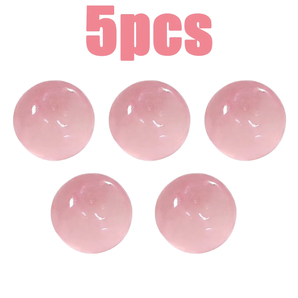 1-5 piezas de Squishy de maltosa de rebote lento - Bola sensorial antiestrés, juguete transparente de descompresión para escritorio y viajes