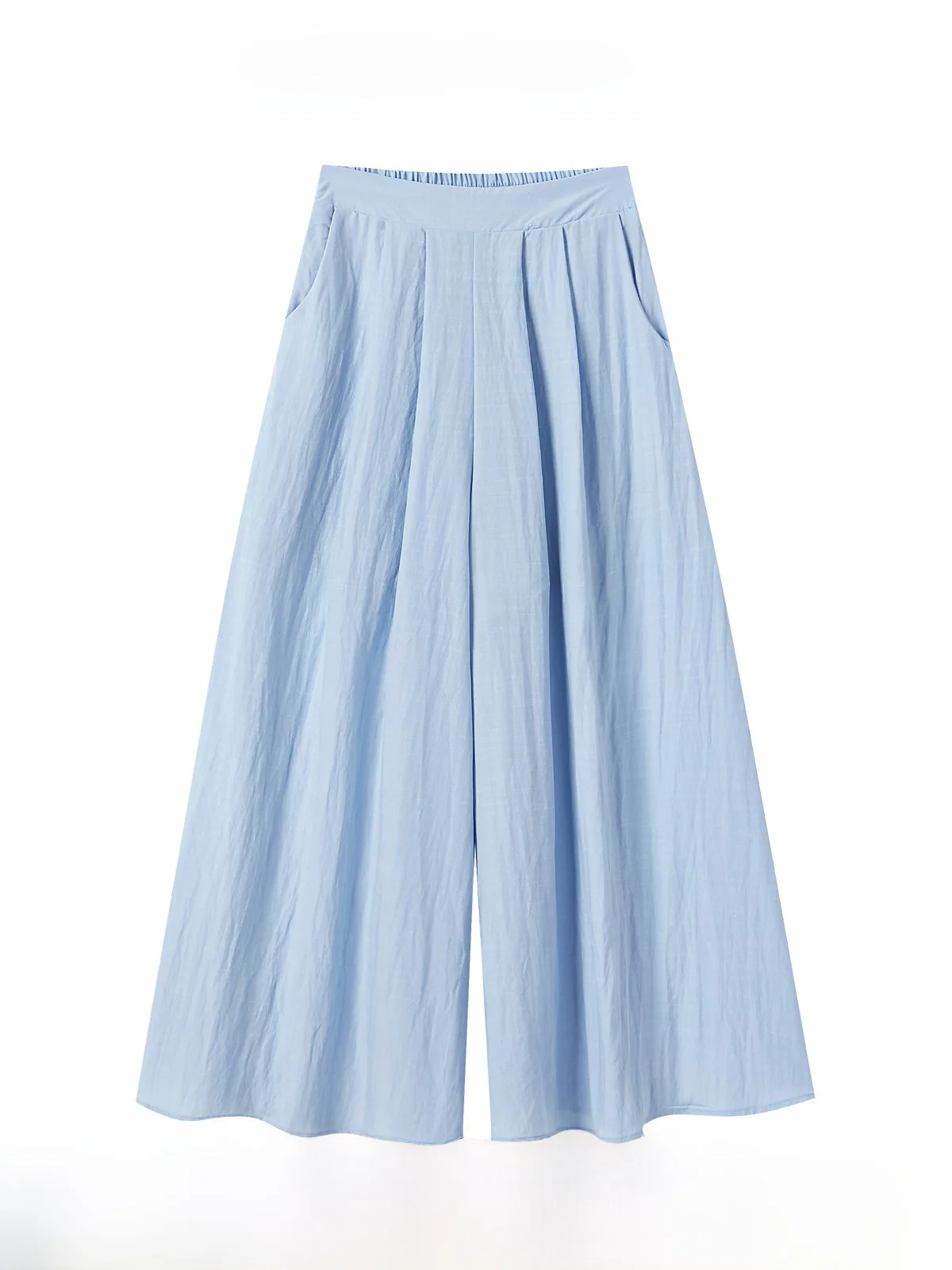 

High Waist Wide Leg Pants Women's Textured Loose Fit Summer New Sle Slimming Casual Long Trousers Commute Sle Korean Version