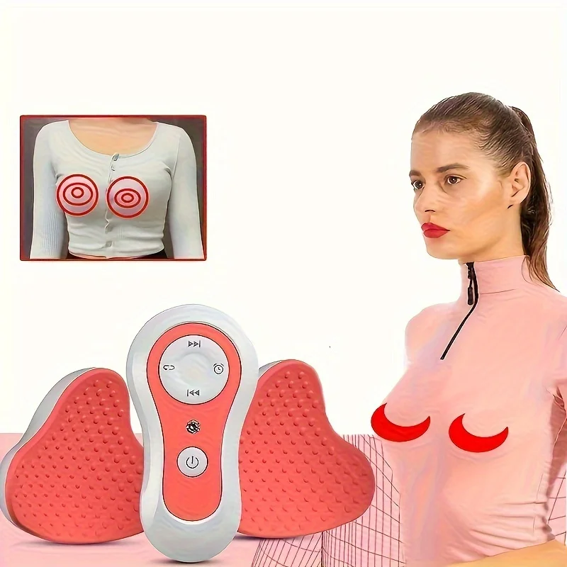 Home Breast Massager Rechargeable Beauty Device Chest Massager Close-fitting Instrument Thin