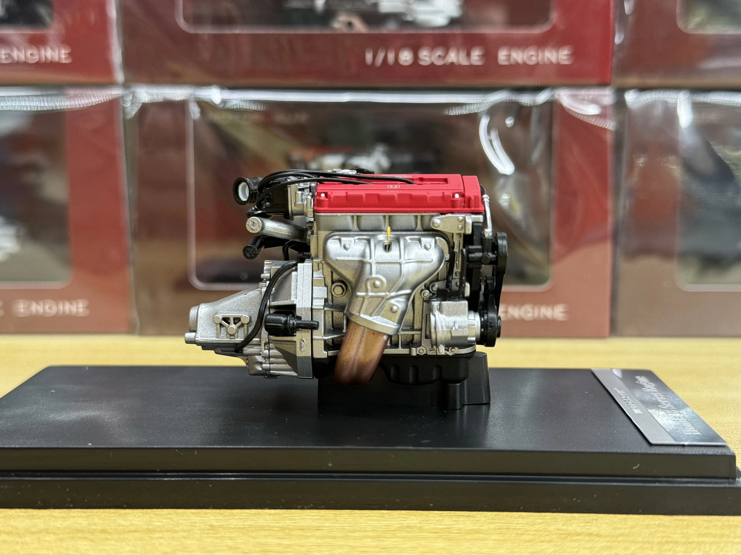 Diecast escala 1:18 motorhelix mh honda civic tipo-r ek9 motor modelo de carro brinquedo colecionável presente lembrança exibição ornamento