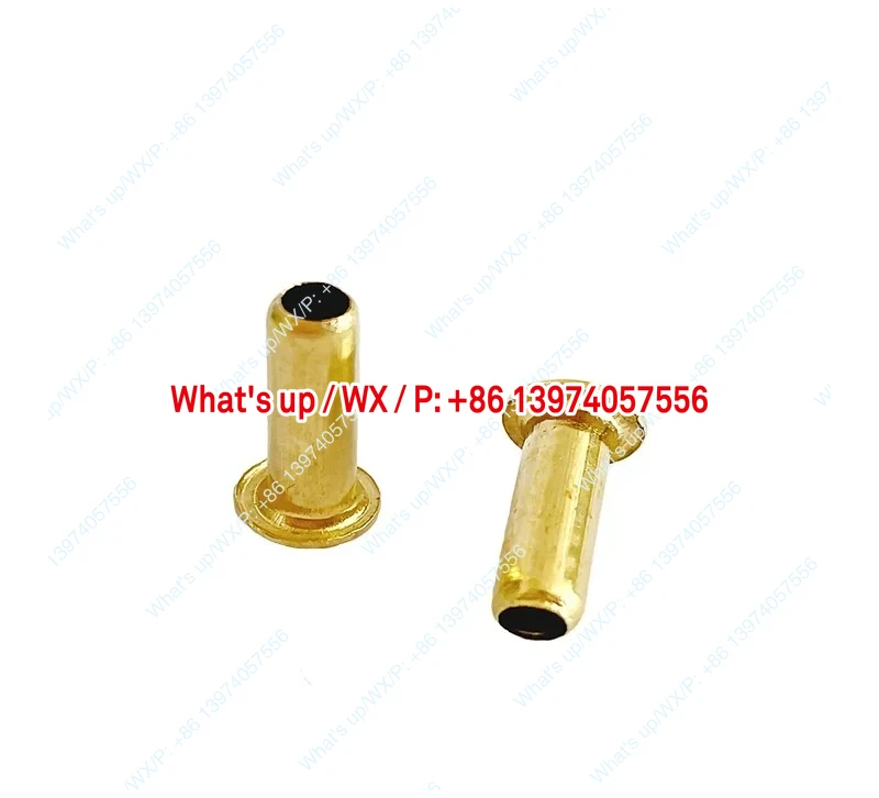 PU lubricating oil pipe nylon pipe lining core copper tubular hollow corn rivet lining meson oil core 4 6 8