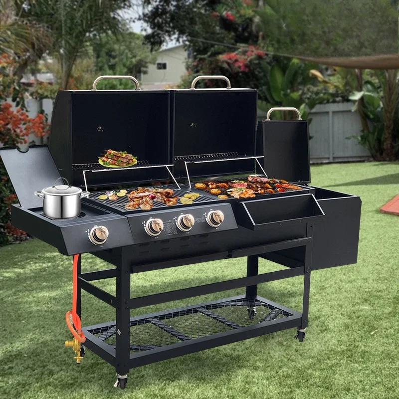 

Gas and Carbon BBQ Grill American Court...