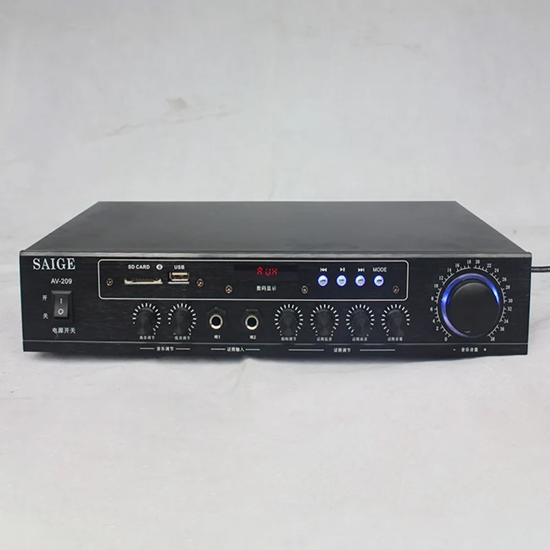 100 واط * 2 بلوتوث مكبر للصوت عالية الطاقة HIFI مكبر صوت استيريو 8Ohm أمبير للمنزل KTV كاريوكي ثنائي القناة الصوت أمبير لاستخدام الحفلات