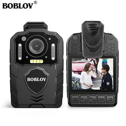 BOBLOV KJ25 1080P/48M Body Camera 3000mAh Battery Recording Night Vision Camcorder Law Enforcement Police Camera For Hiking Ride