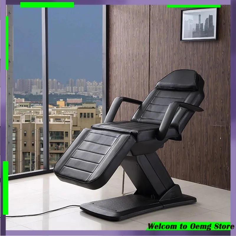 

Black Single Massage Bed Body Pain Designer Treatment Massage Bed Stretchers Equipment Camillas Para Masajes Salon Furniture