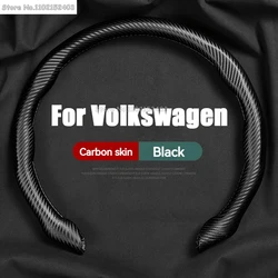 Car Suede Steering Wheel Cover Summer Sweat-absorbin For VW Volkswagen GOLF 6 5 7 t5 t7 MK6 MK7 POLO