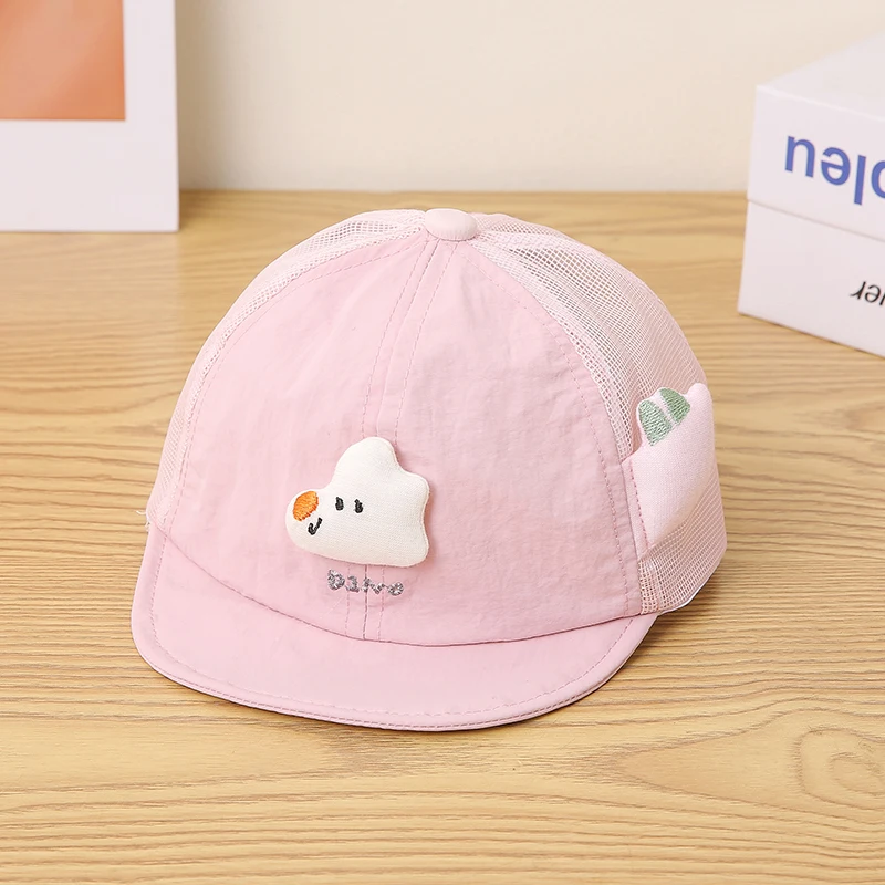 Children's fabric appliqued dinosaur tail-shaped quick-drying net fabric baseball cap - playful style, suitable for outdoor use - view 5