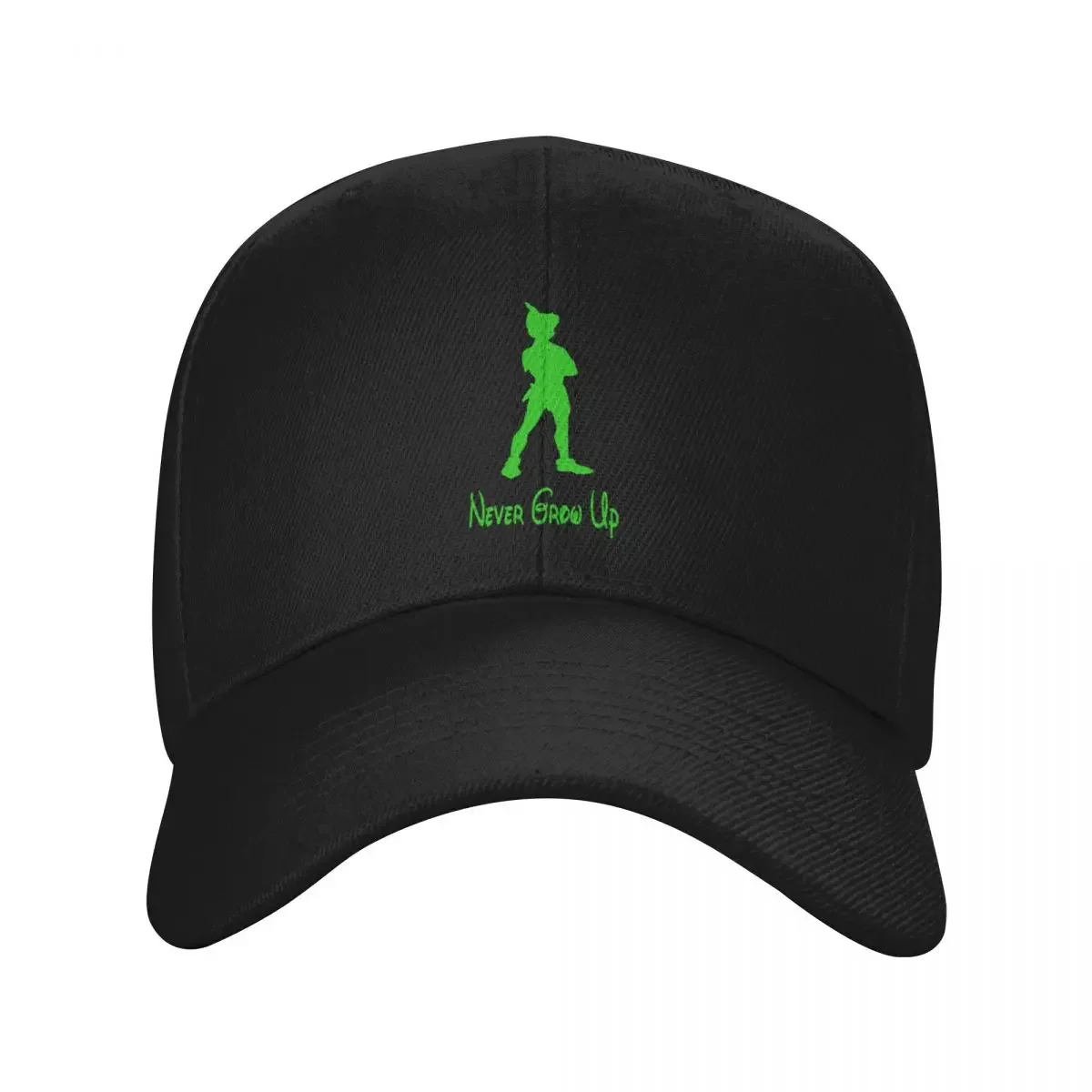 Peter Pan Never Grow Up Baseball Cap sailor cap for men custom Hat fun hats Caps Women Men's