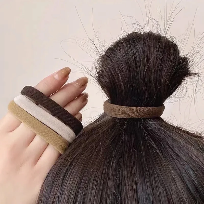 20 шт., эластичные резинки для волос, 4 см