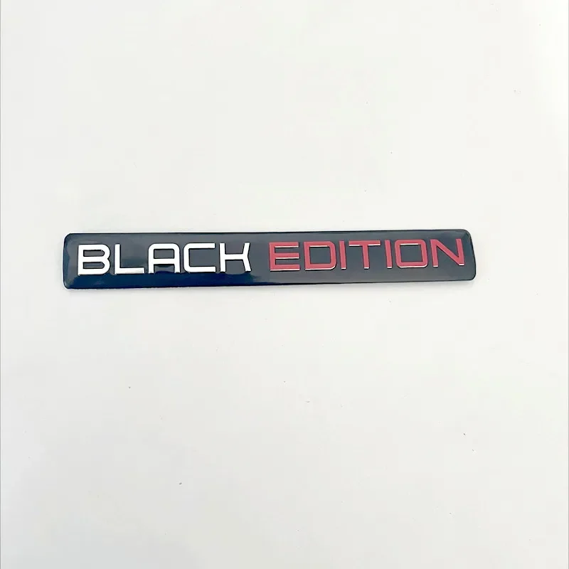 3D Aluminium Logo Black Edition Emblem Badge Decal Car Sticker For BMW Audi Mercedes VW Toyota Honda Nissan KIA Accessories - view 4