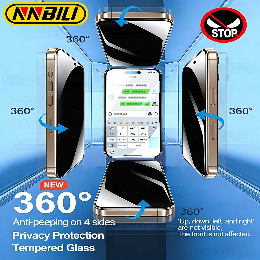 Nnbili 2Pcs 360° Pr…
