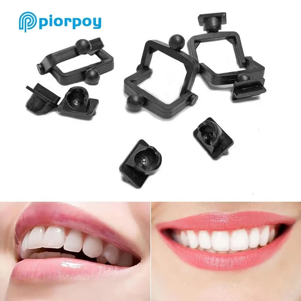 PIORPOY Disposable Articulator Dental Articulator 100Pcs/Bag Black High Neck Low Neck Articulator Orthodontic Denture Occlusion