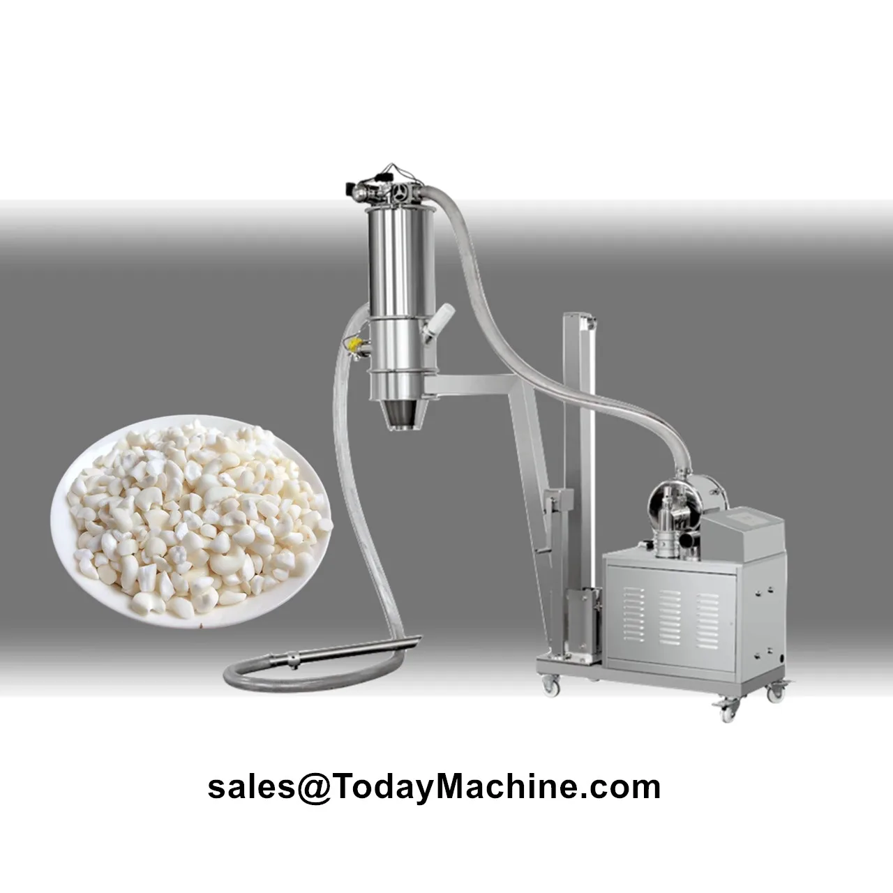 Sistema de Transporte Neumático con Alimentación Automática y Transportador al Vacío para Harina de Arroz, Nueces, Moringa, Jengibre, Hoja de Yuca en Polvo