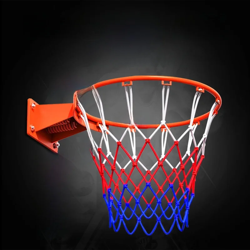 

Outdoor Baskeall Net Durable Frame 2 Hooks Thiened Stand Basket Net Profional Basket Hoop Net for Children