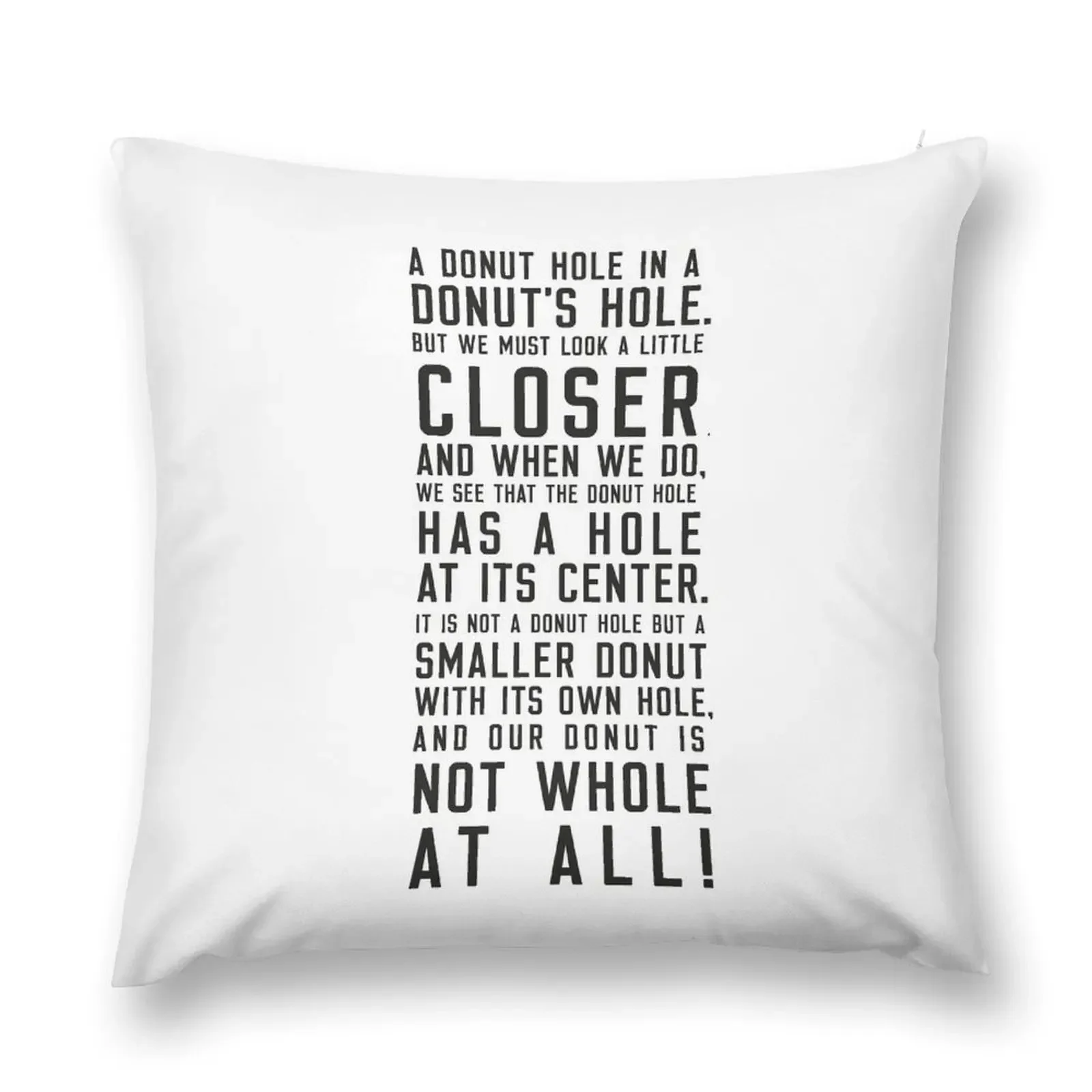 

Benoit Donut Hole Speech, Knives Out Throw Pillow luxury decor Sofa Pillow Cover Luxury Pillow Case Sofas Covers