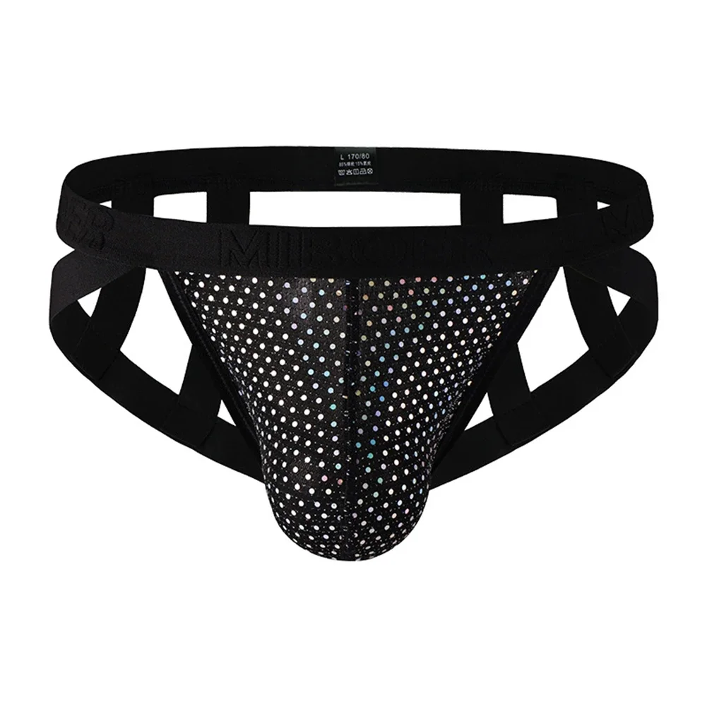 

1pc Sexy Mens Open Butt Breathable Mesh Underwear Elastic Low Waist G-Strings Bulge Pouch Thongs Briefs Shorts