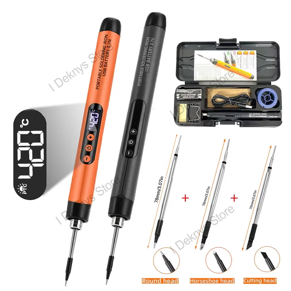 

5V 8W Wireless USB Soldering Iron Fast Charging Portable Electric Solder Iron with Lithium Battery for Repair Welding Tool