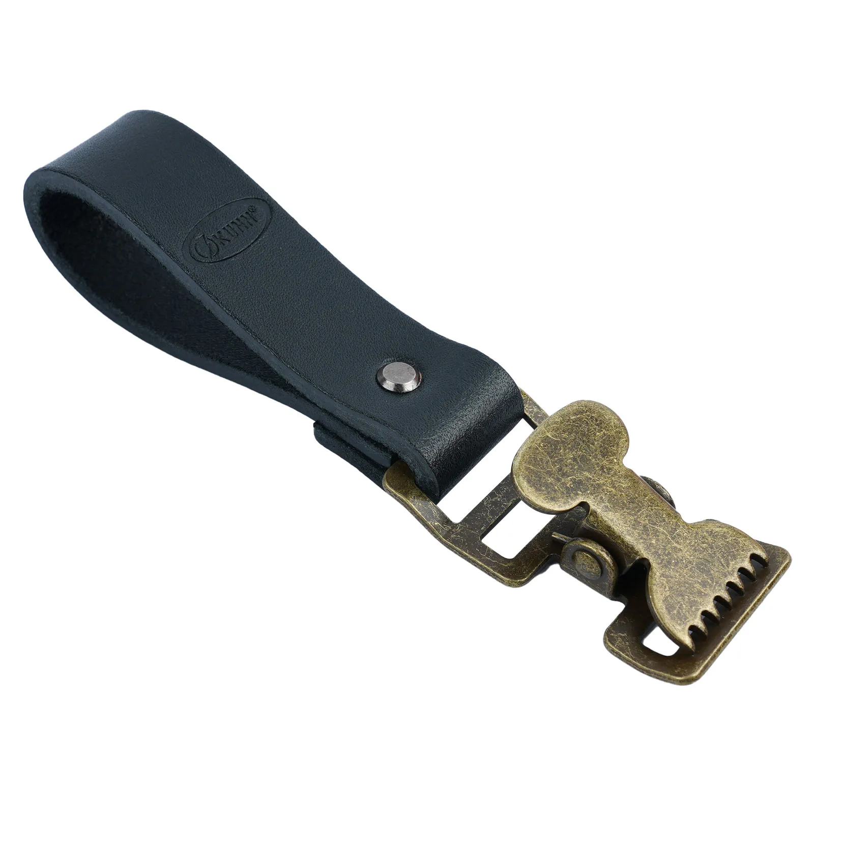 KUNN Leather Glove Clips for Work Glove Holders Heavy Duty Glove Belt Bronze Clip for Construction