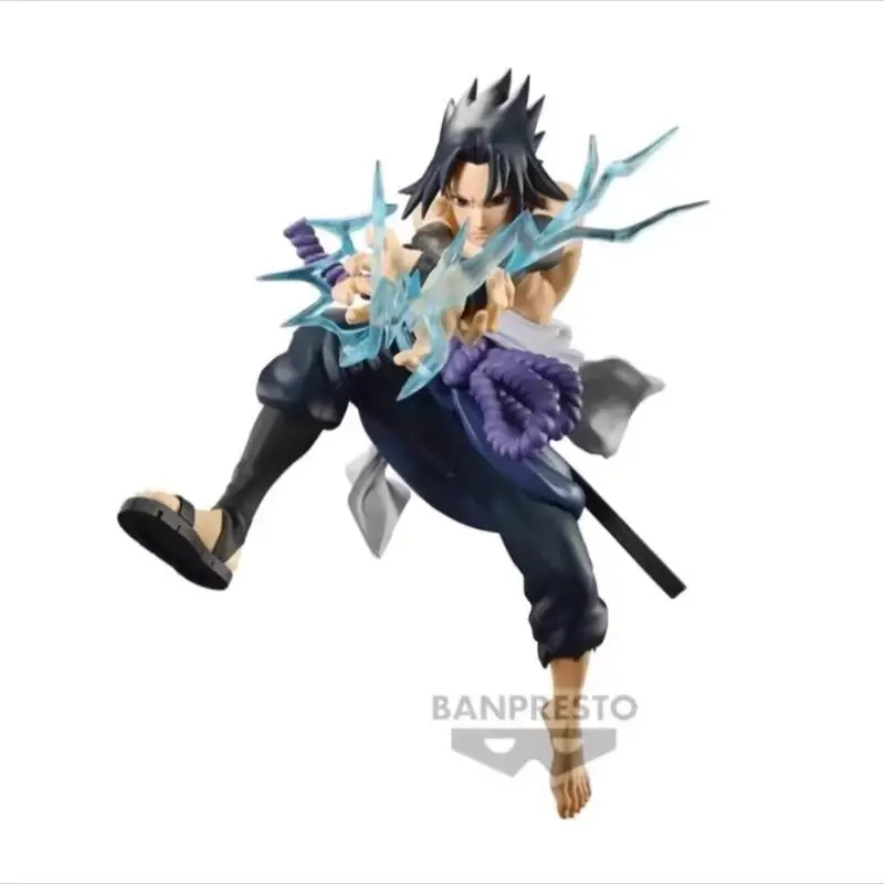 Figurki Bandai Original Naruto Uchiha Sasuke, oryginalne, dostępne od ręki, figurki akcji z anime, model z kreskówki, zabawka na biurko, dekoracja, ozdoby, prezenty na festiwale.